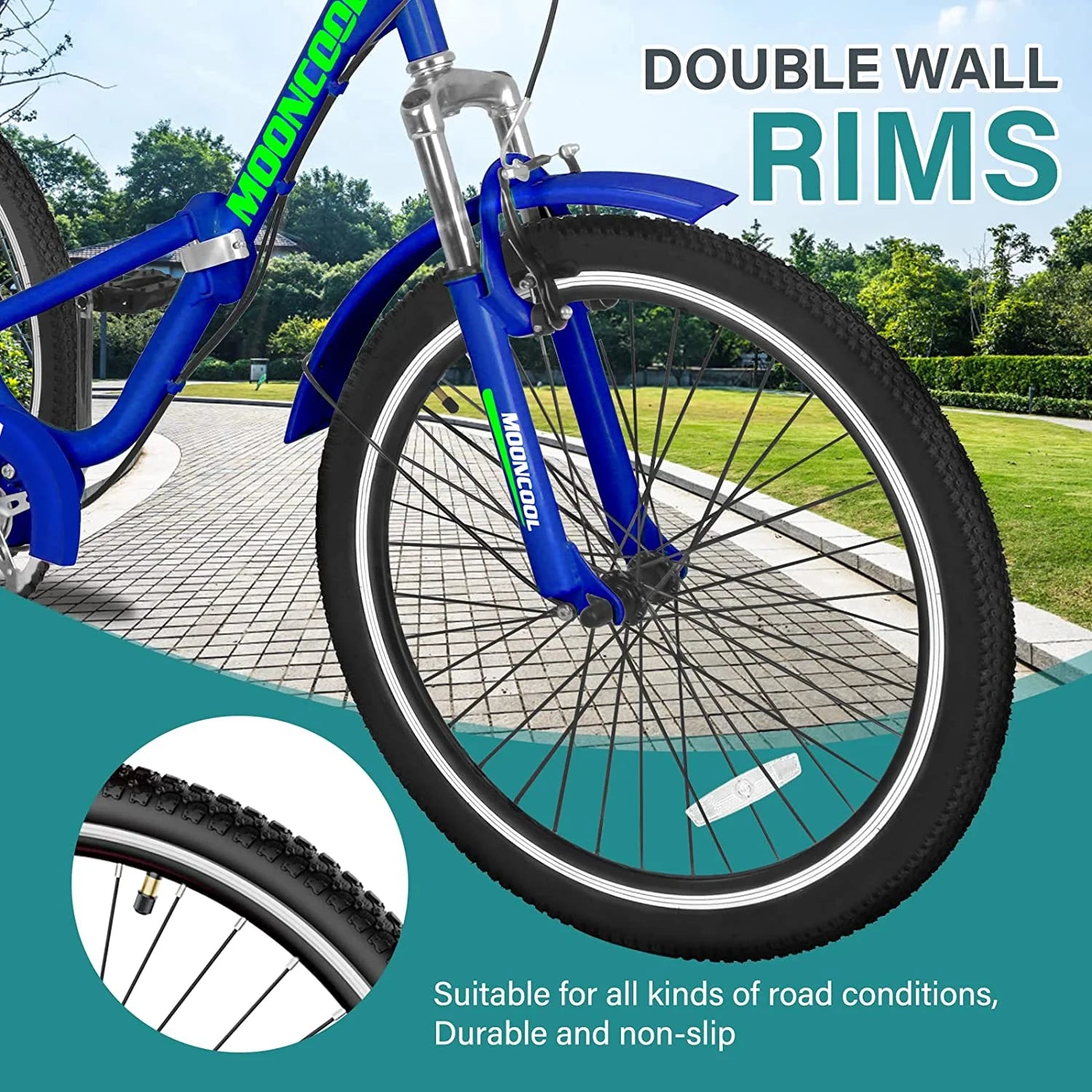 Adult Folding Tricycle 7 Speed 20/24/26 inch Three Wheel Bike with Large Basket R8251