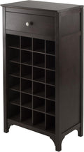 Modular 24 Bottle Wine Cabinet with Drawer B152