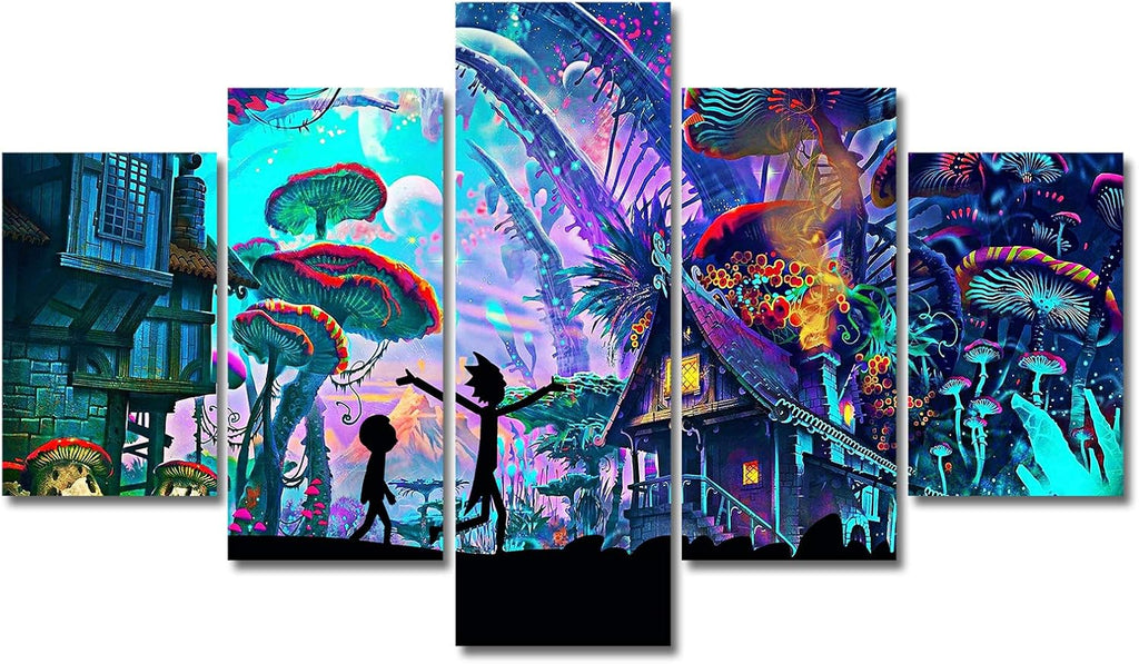 Star the Wars Wall Decor Canvas Art 5 Piece Movie Poster Painting Unframed Pack of 2 R807