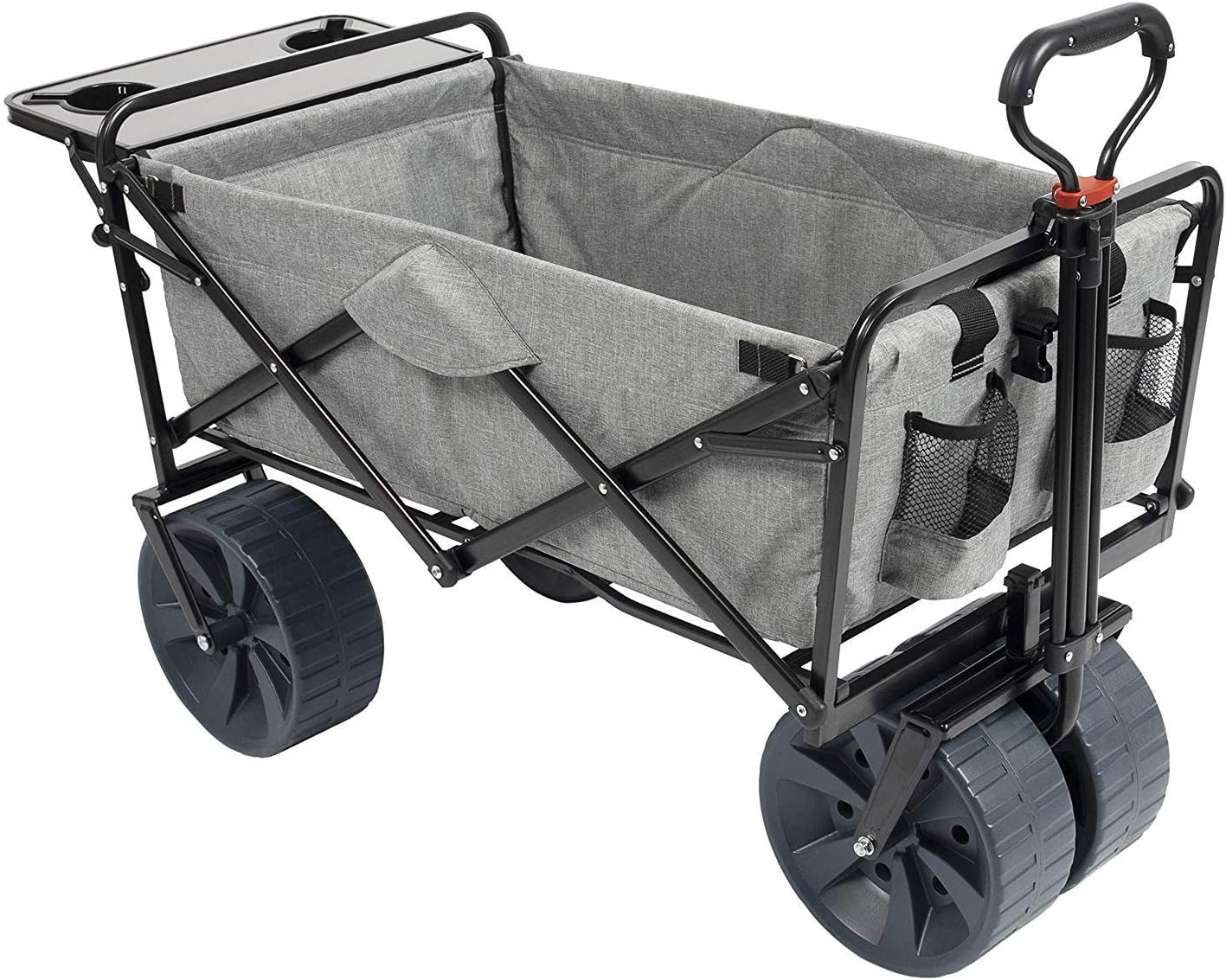 Red/White Collapsible All Terrain Utility Wagon Cart W622