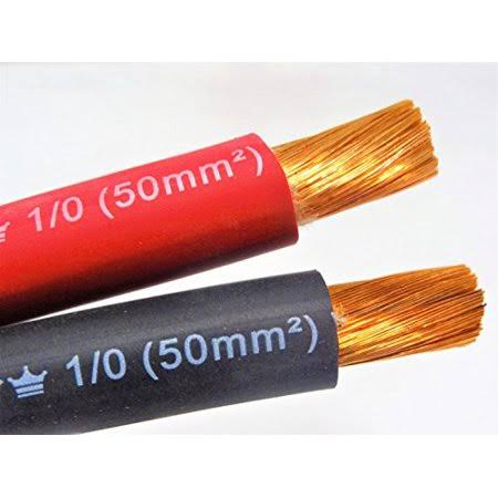 1/0 AWG Excelene Welding Cable Black or Red Made in USA (40 ft, Red), One size, Blue U732