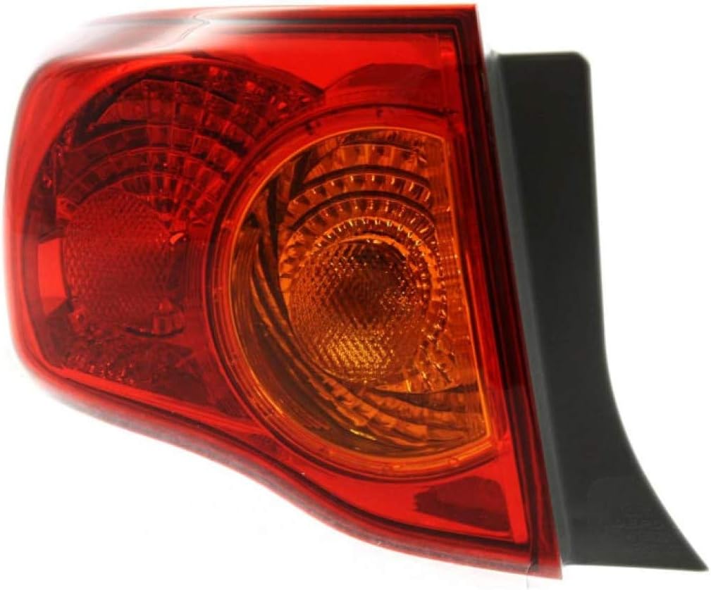 Tail Light Assembly for Toyota Corolla 2009 2010 Pair X2319