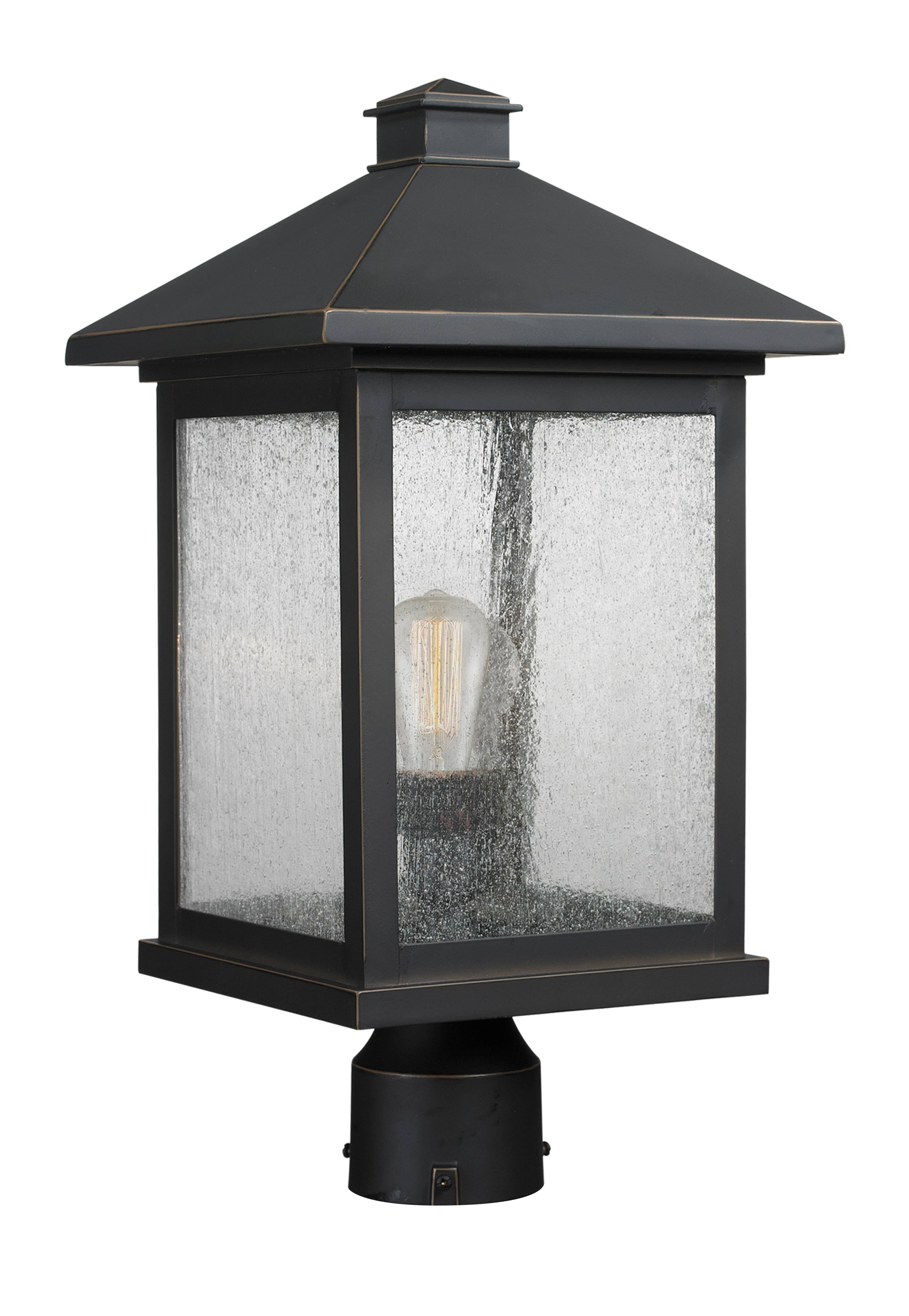 Oil Rubbed Bronze Post Mount Light X747931
