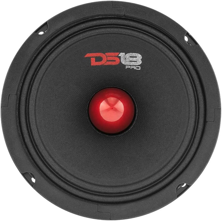 Red Aluminum Bullet 6.5 Midrange Loudspeaker 480W Max 8 Ohms (2 Speakers) F67123