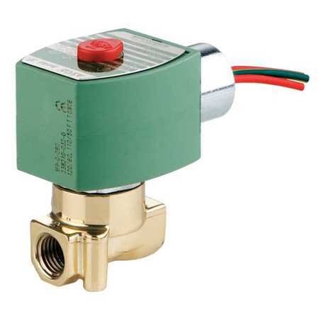 120V AC Stainless Steel Solenoid Valve, Normally Open, 1/4 in T34783