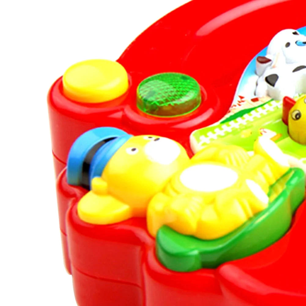 Electronic Piano Toy with Animals Light up Musical Toys W7596