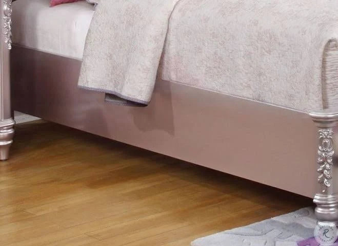 Metallic Lilac Twin Storage Bed R65960