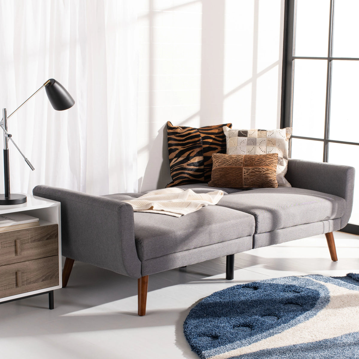 Foldable Tufted Futon Bed M4956