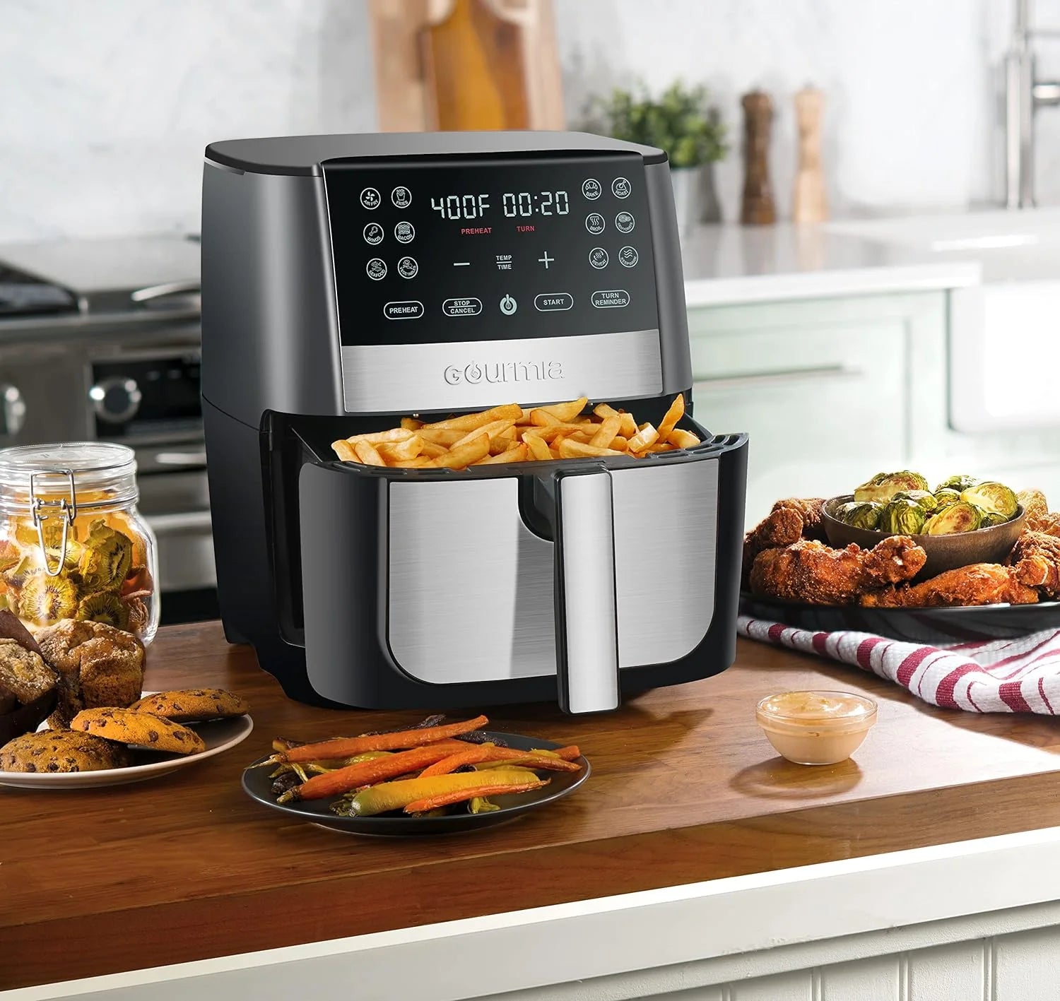 8 Quart Air Fryer Black Z69347