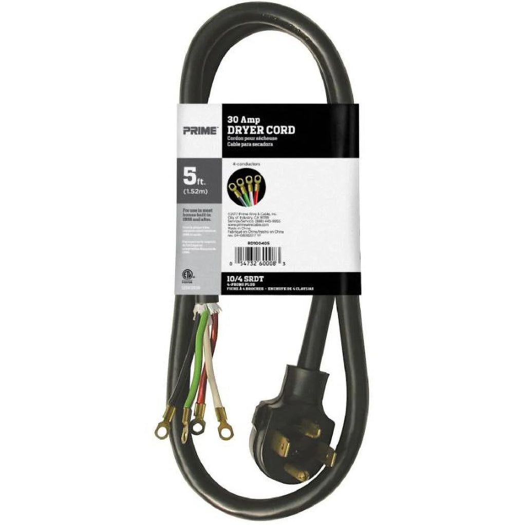 3 Pack 30 Amp 4-Wire Dryer Cord H840434