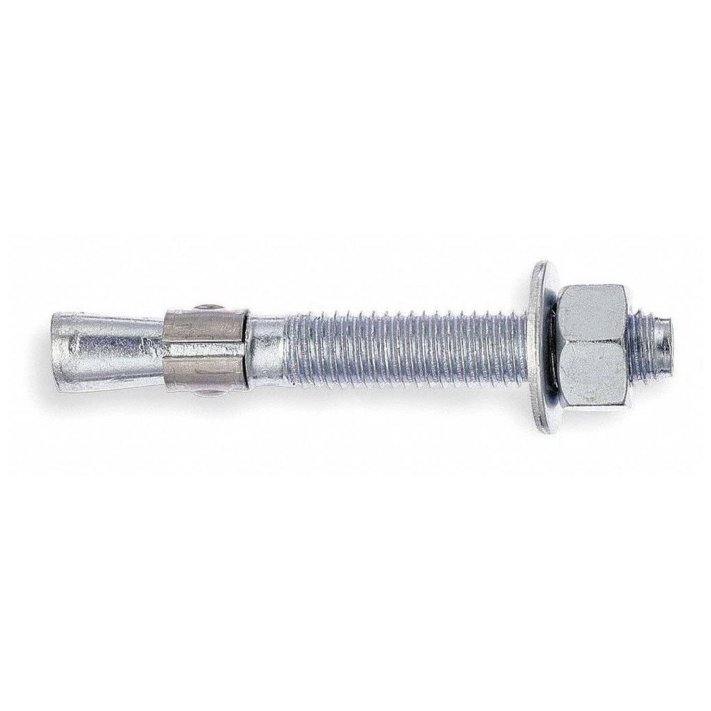 7x22 Stainless Steel Expansion Wedge Anchor, 1/2x22, Plain, 25pk Y401120