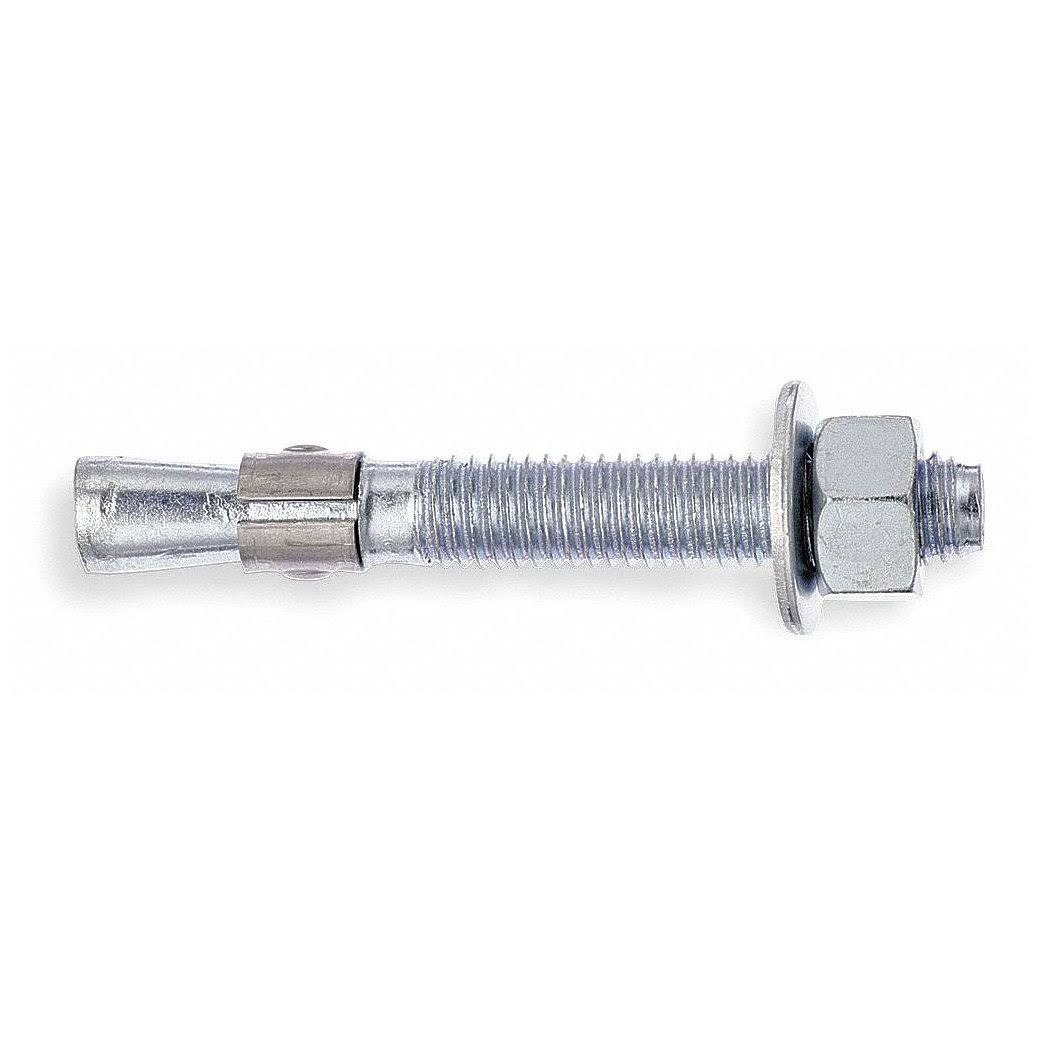 7x22 Stainless Steel Expansion Wedge Anchor, 1/2x22, Plain, 25pk Y401120