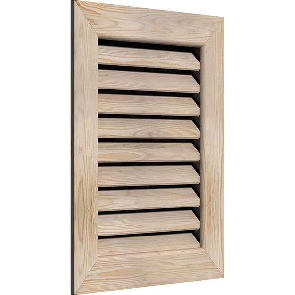 22-in W x 22-in H Vertical Gable Vent Unfinished Smooth Pine G62300