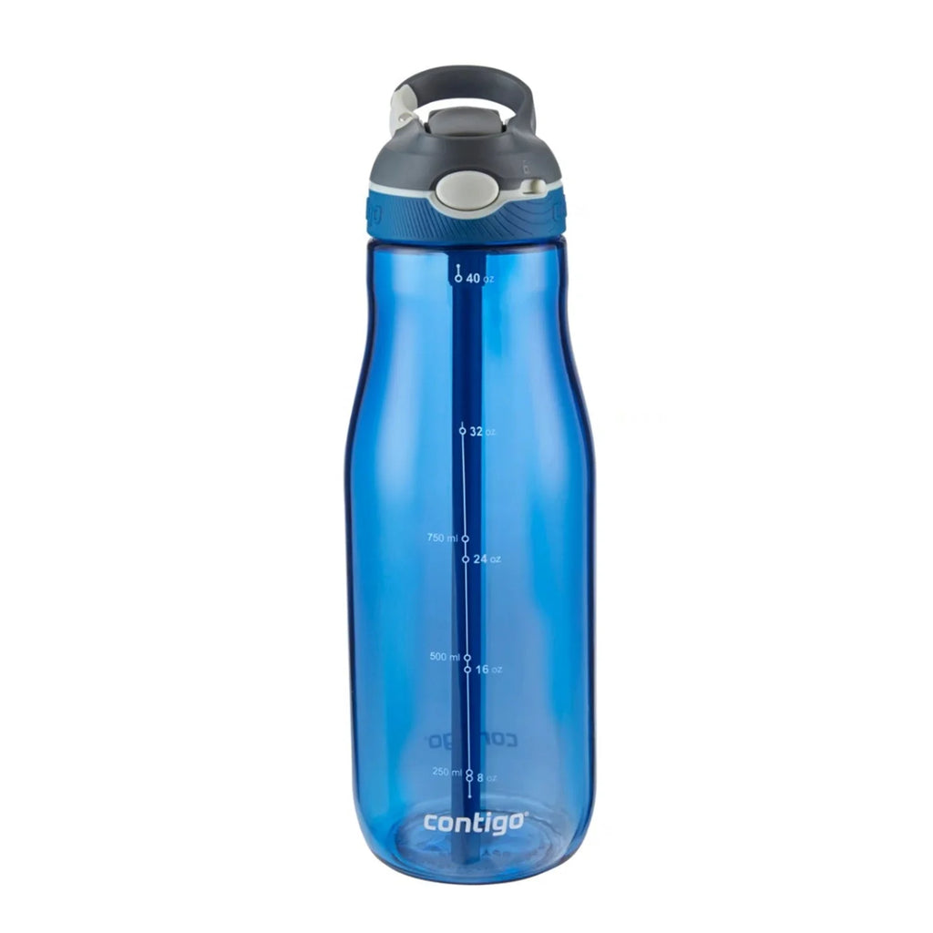 Blue 1.2 Liter Water Bottle with Straw B39197