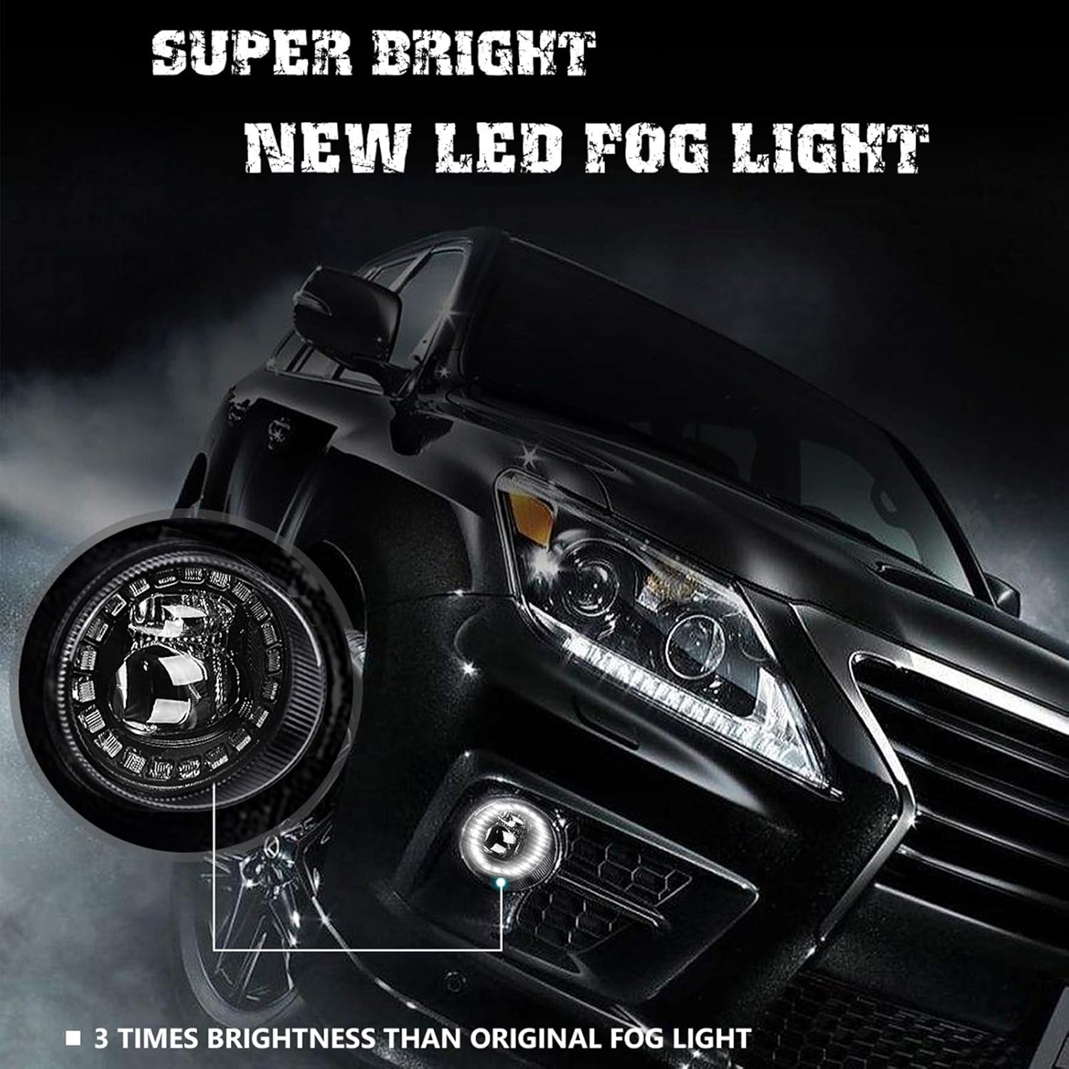 LED Fog Lights with DRL J848