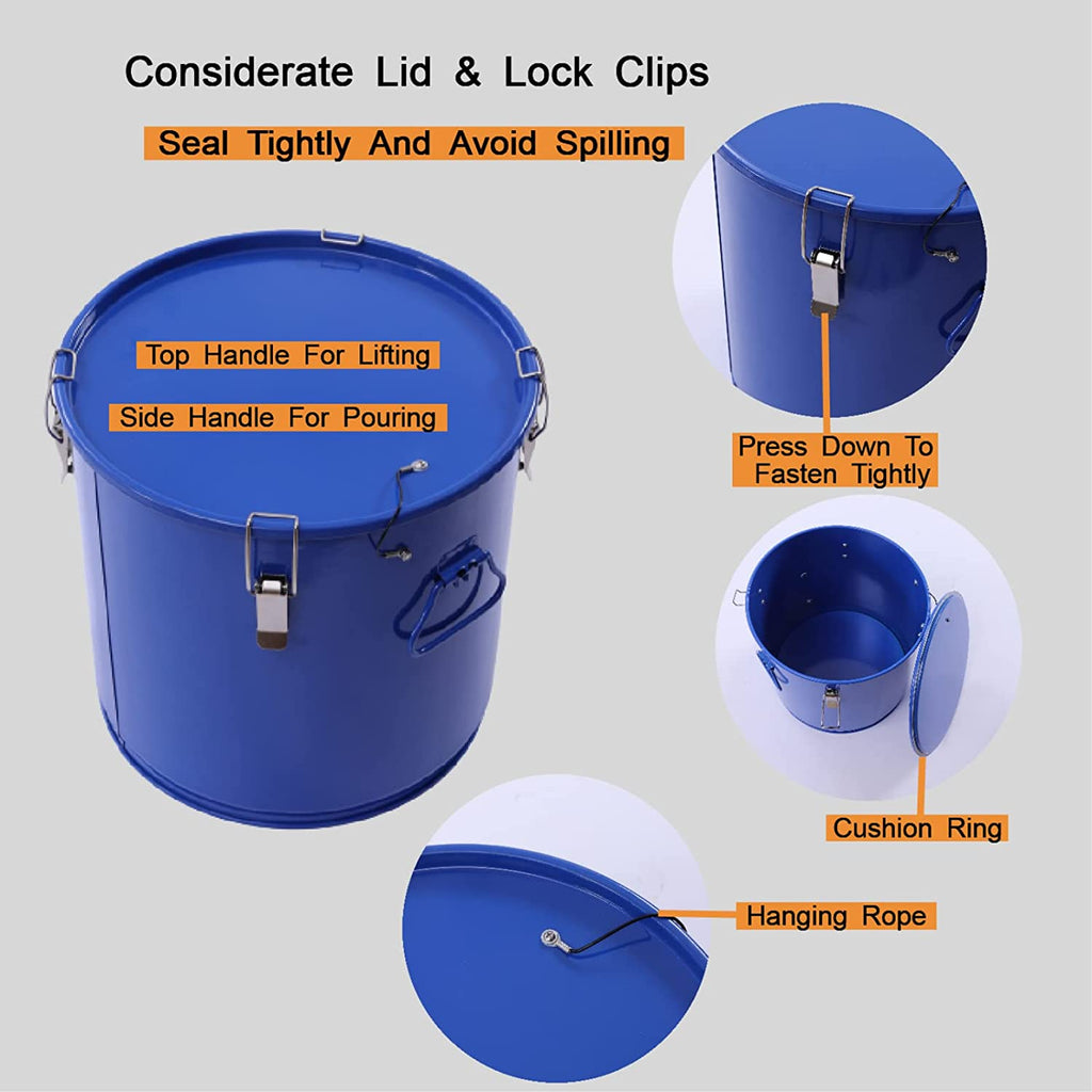 8-Gallon Fryer Grease Bucket with Filter Bag Y74505