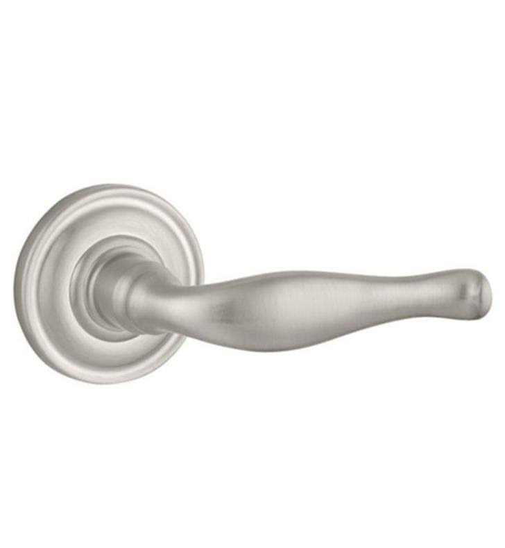 Lifetime Brass Privacy Decorative Lever with Traditional Round Rose P58679