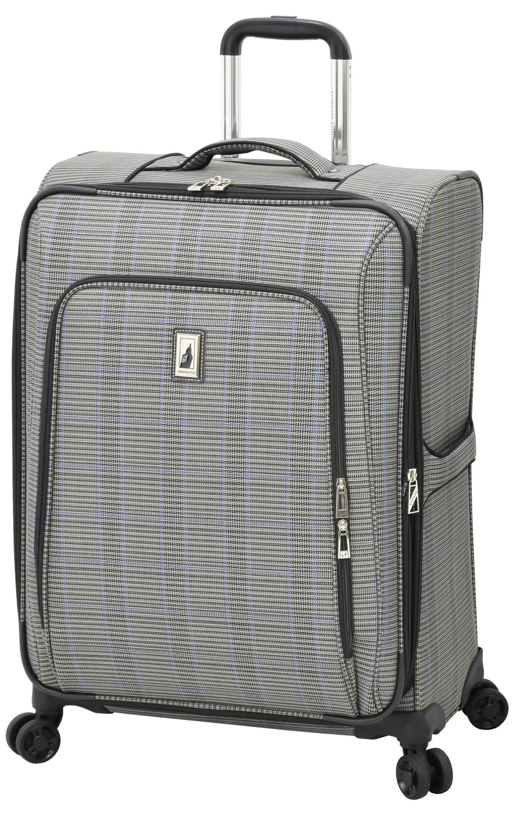 Grey Sapphire Plaid Expandable Spinner T345669