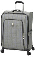 Grey Sapphire Plaid Expandable Spinner T345669