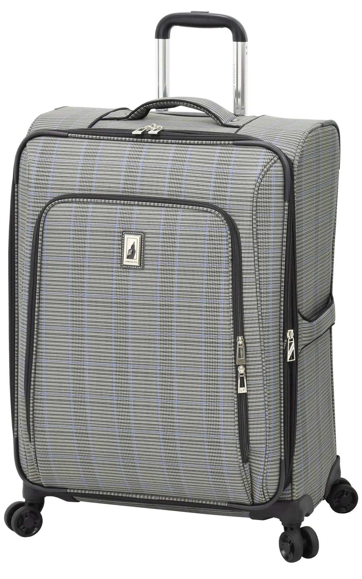 Grey Sapphire Plaid Expandable Spinner T345669