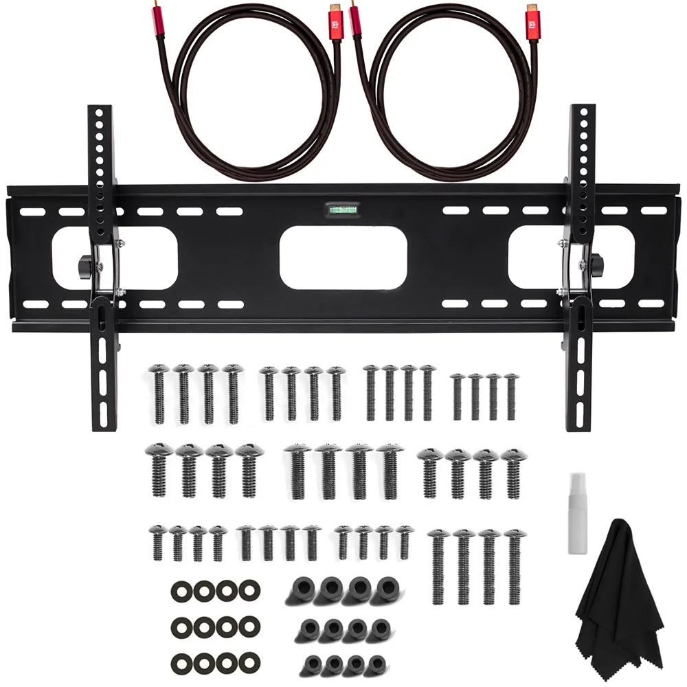 70 Inch QLED 4K Smart TV Bundle with Soundbar, TV Wall Mount Bracket and Surge Adapter U6558
