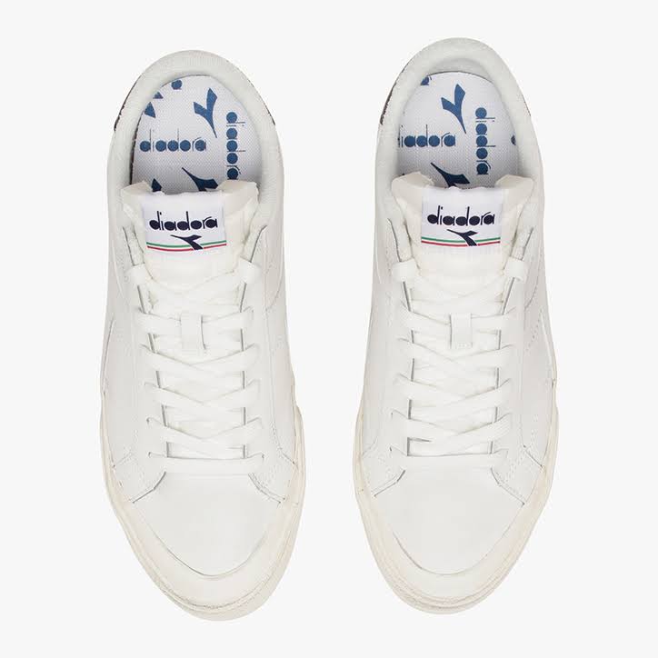 Dirty White Leather Shoes D535982