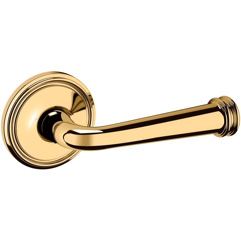 Polished Brass Passage Lever Set C159