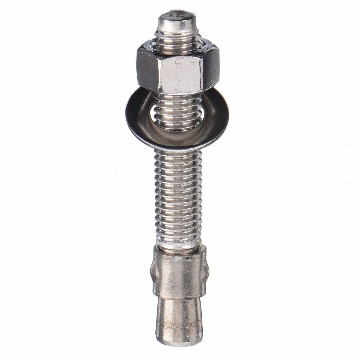 7x22 Stainless Steel Expansion Wedge Anchor, 1/2x22, Plain, 25pk Y401120