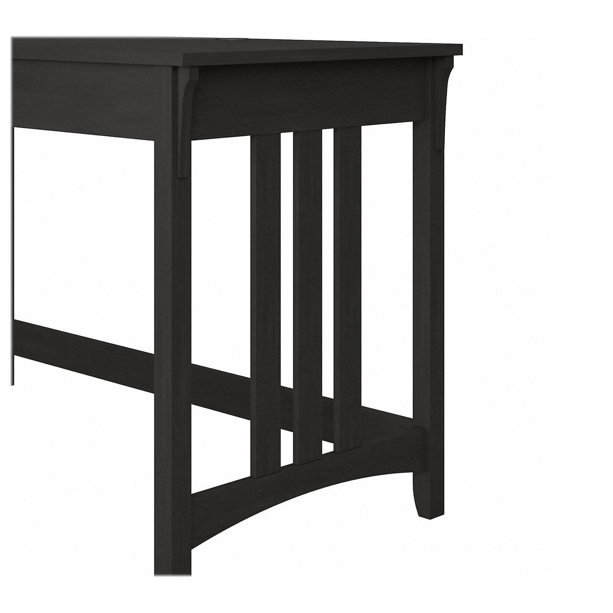 Vintage Black L Shaped Writing Desk X763