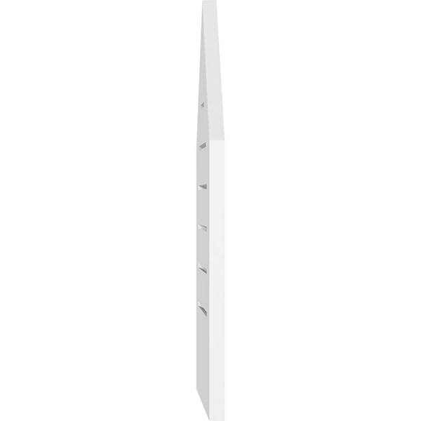 Peaked Top Surface Mount PVC Gable Vent I929