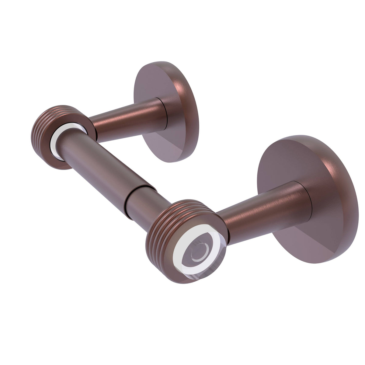 Antique Copper Two Post Toilet Tissue Holder P756758