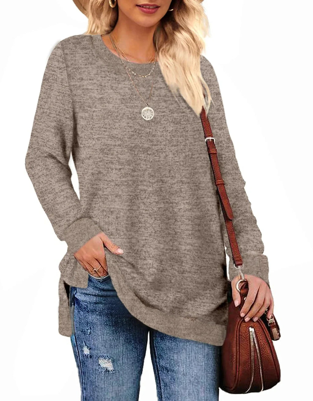 Color Block Long Sleeve Sweatshirt K6062