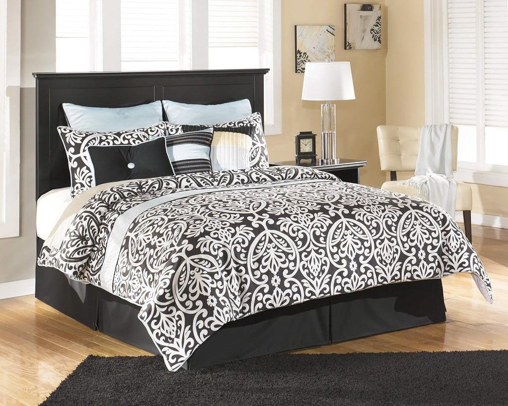 Rustic Farmhouse Panel Headboard King/California Black Q71807