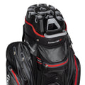 Black/Red 14 Way Waterproof Cart Bag W633819