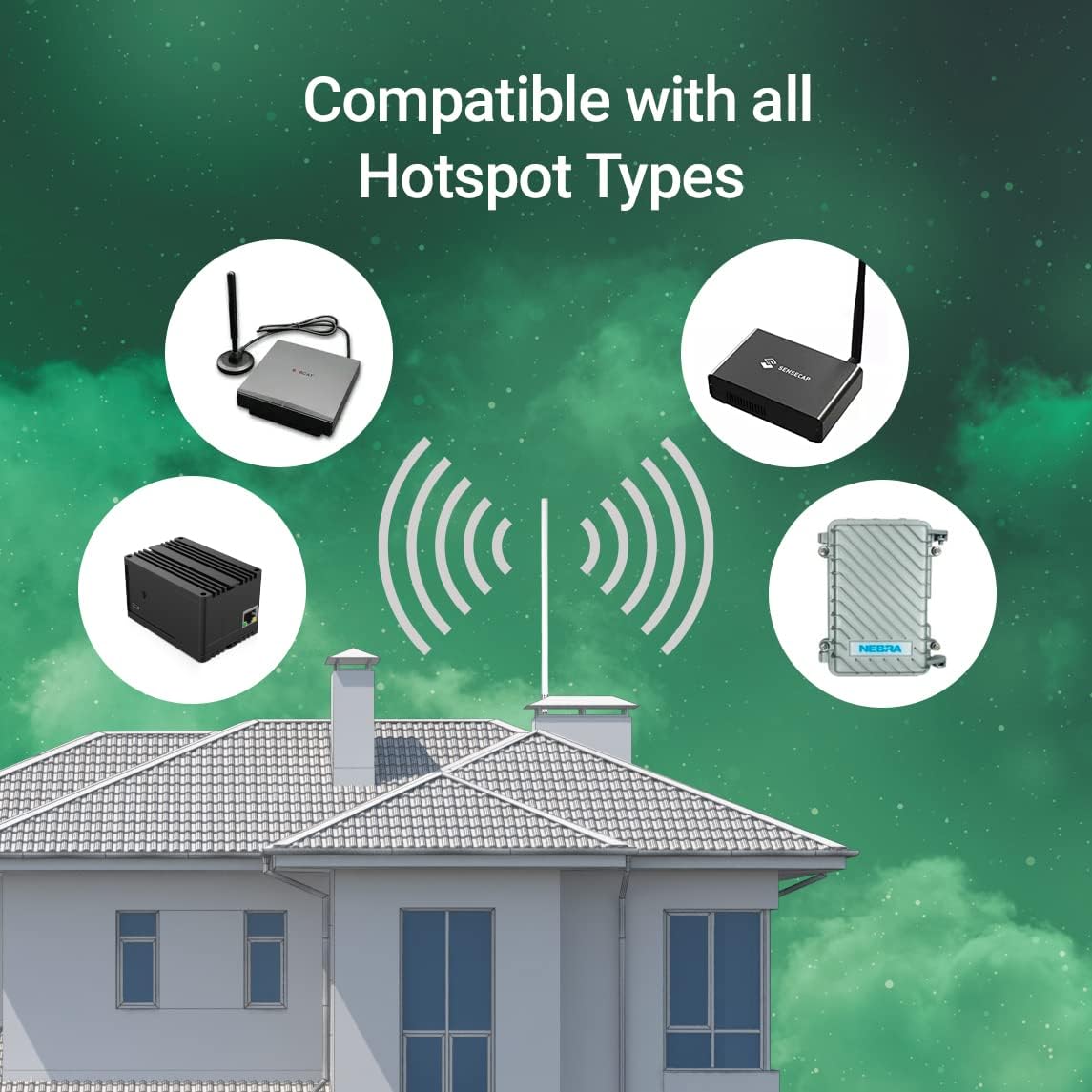 Gray Fiberglass LoRaWAN Antenna Pack of 2 Q46392