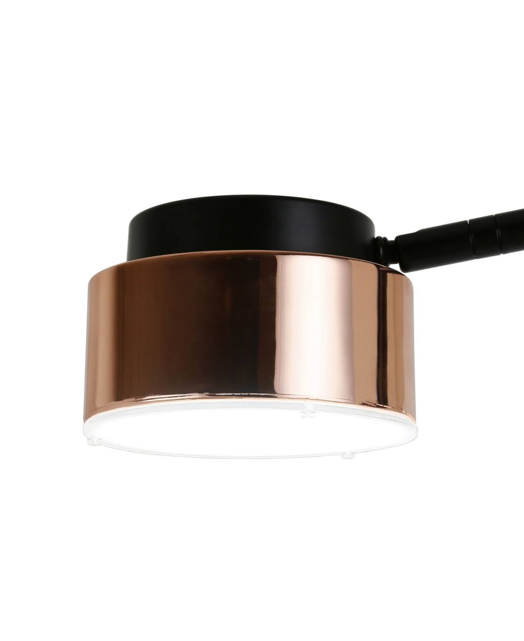 Copper and Black Floor Lamp U217