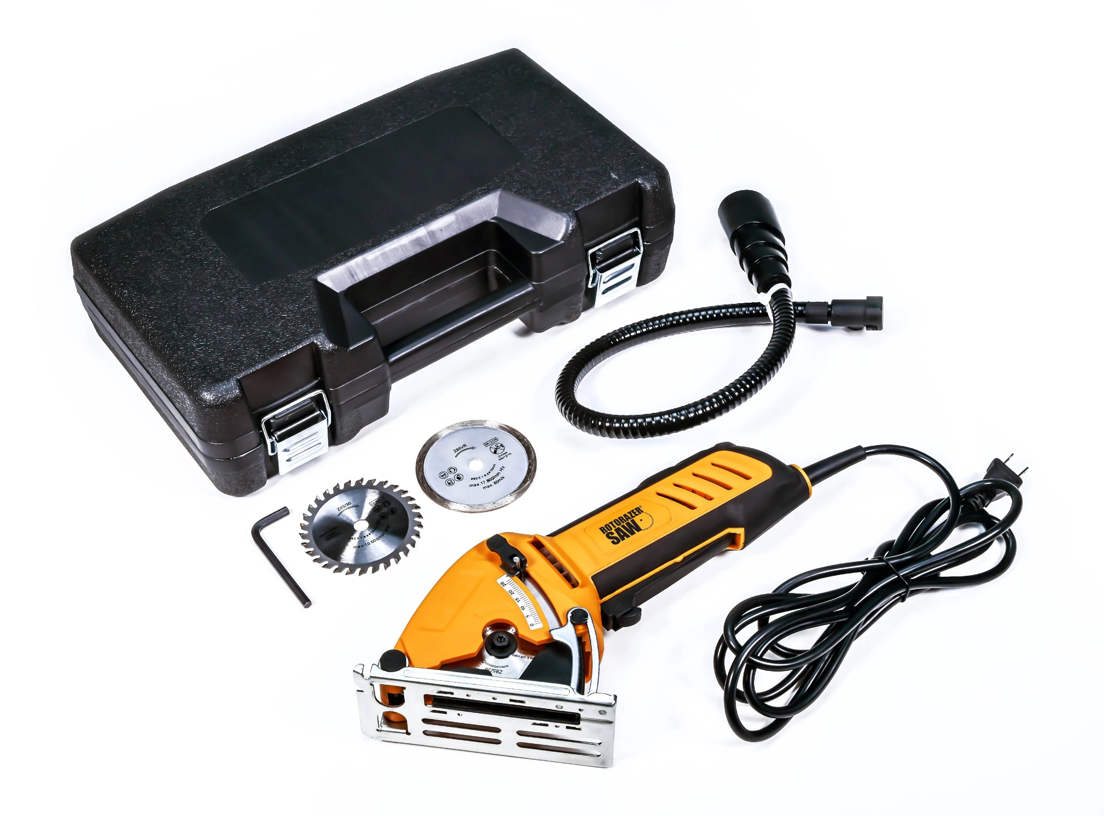 Compact Circular Saw Set with Blades, Dust Collector & Case F16396