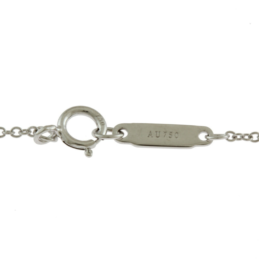 Tiffany T Smile Diamond Necklace 18K Z5845