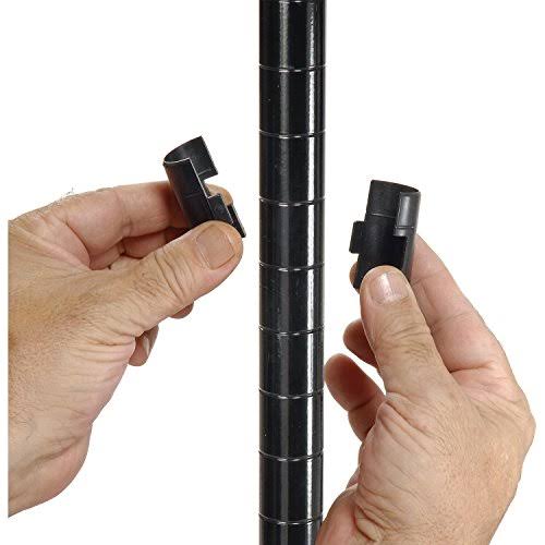 Black Epoxy Wire Shelving P330256