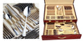 72 Piece Gold Flatware Serving Set for 12 T178855
