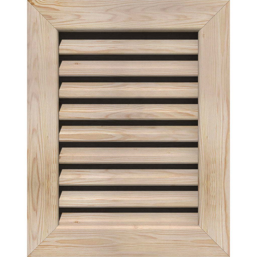 22-in W x 22-in H Vertical Gable Vent Unfinished Smooth Pine G62300