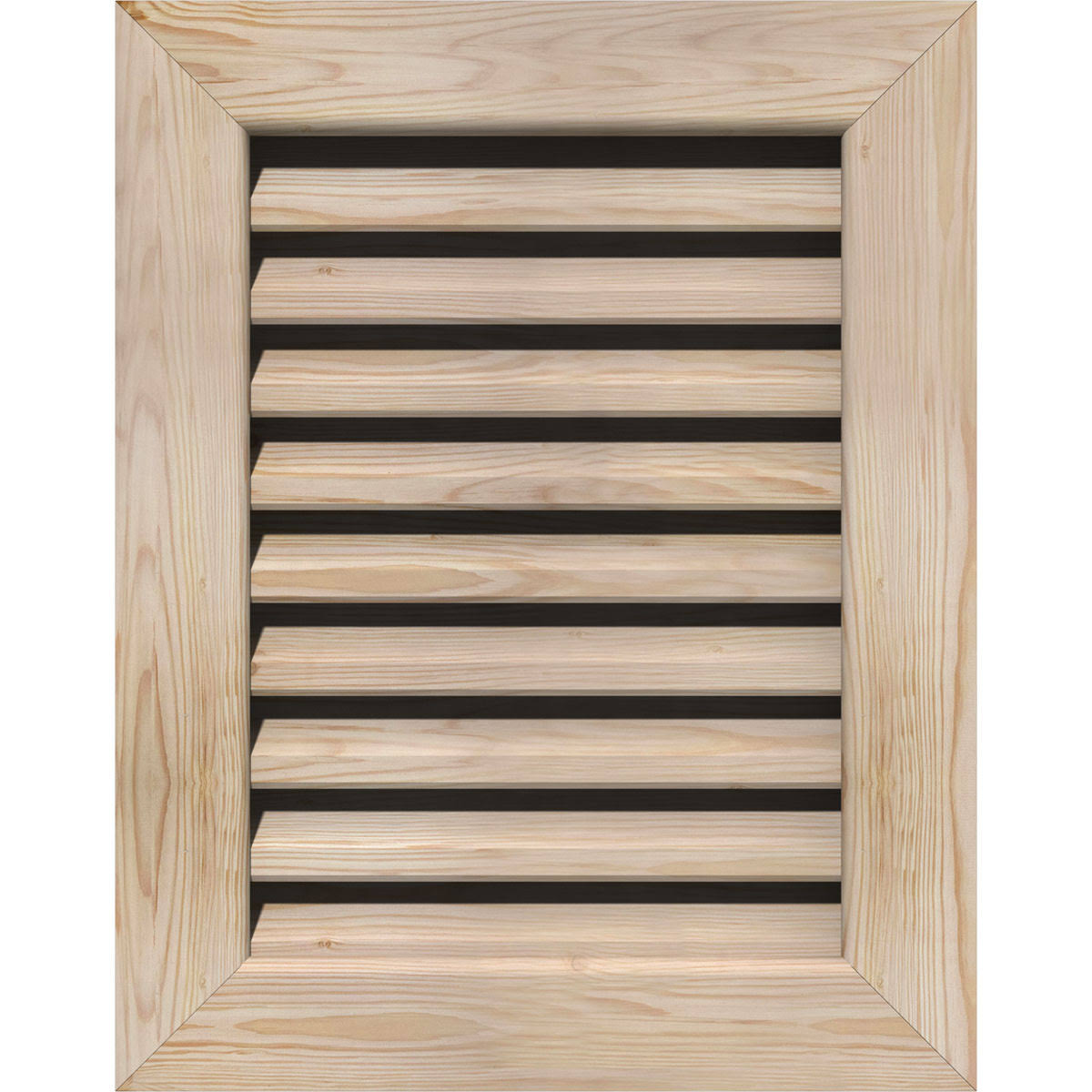 22-in W x 22-in H Vertical Gable Vent Unfinished Smooth Pine G62300