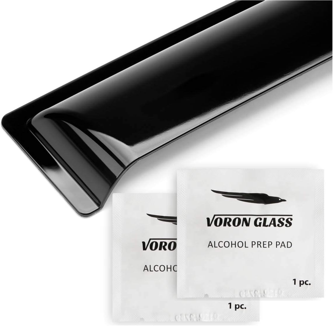 Glass Tape-on Rain Guards for Trucks, 4 Pieces O52711