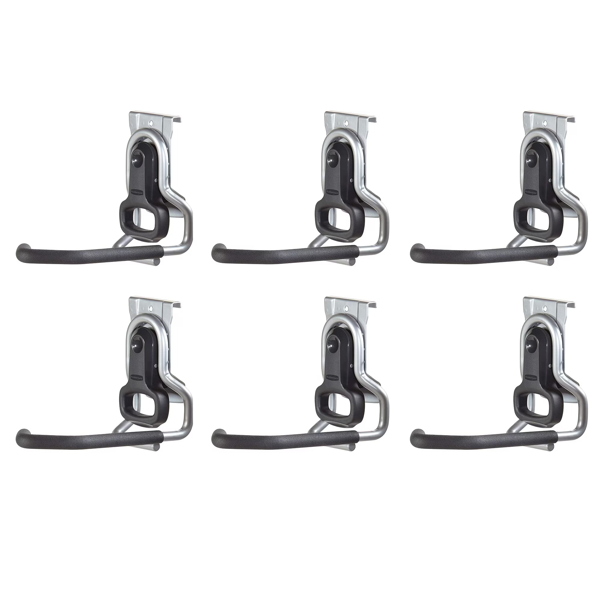 6 Pack Wall Mount Hook Garage Organizer V624031