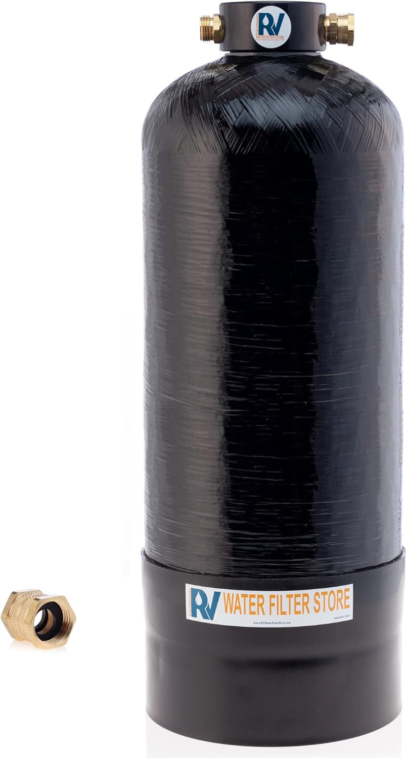 Portable 8,000 Grain RV Water Softener with 3/4" Fittings S278