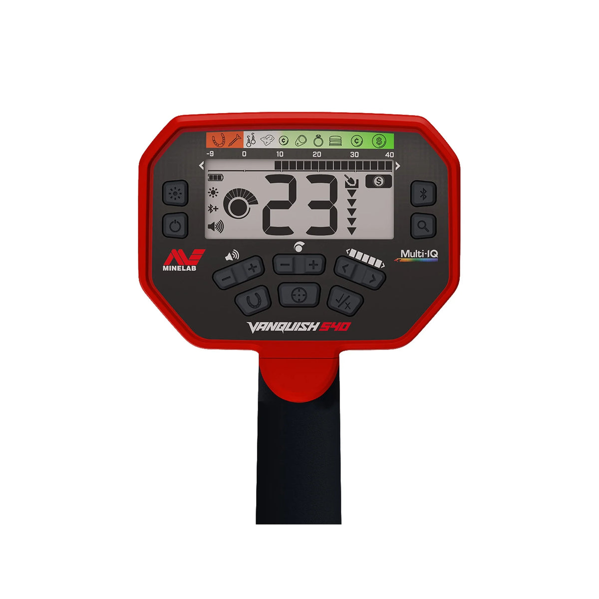 Waterproof Metal Detector with 12" x 9" Double-D Coil R771901