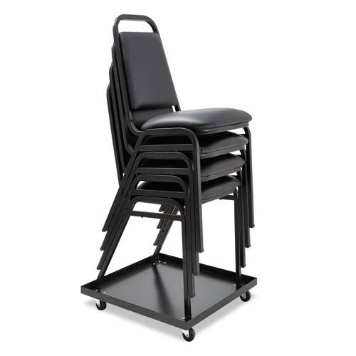 Classroom Chair Black Chrome Frame U12529