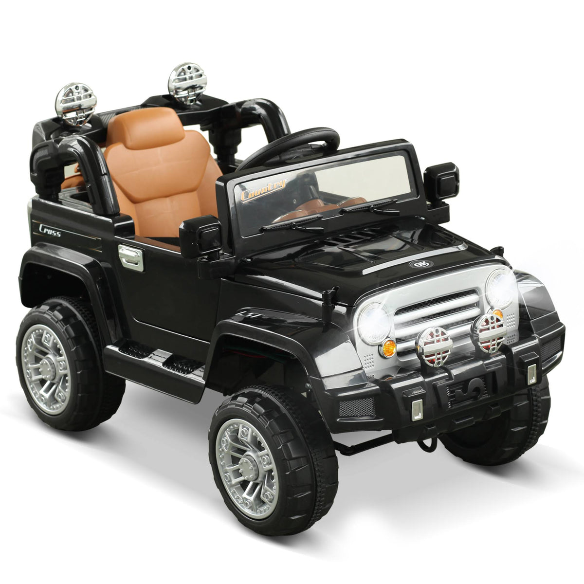 Black 12V Kids Ride On Car with Remote L404365