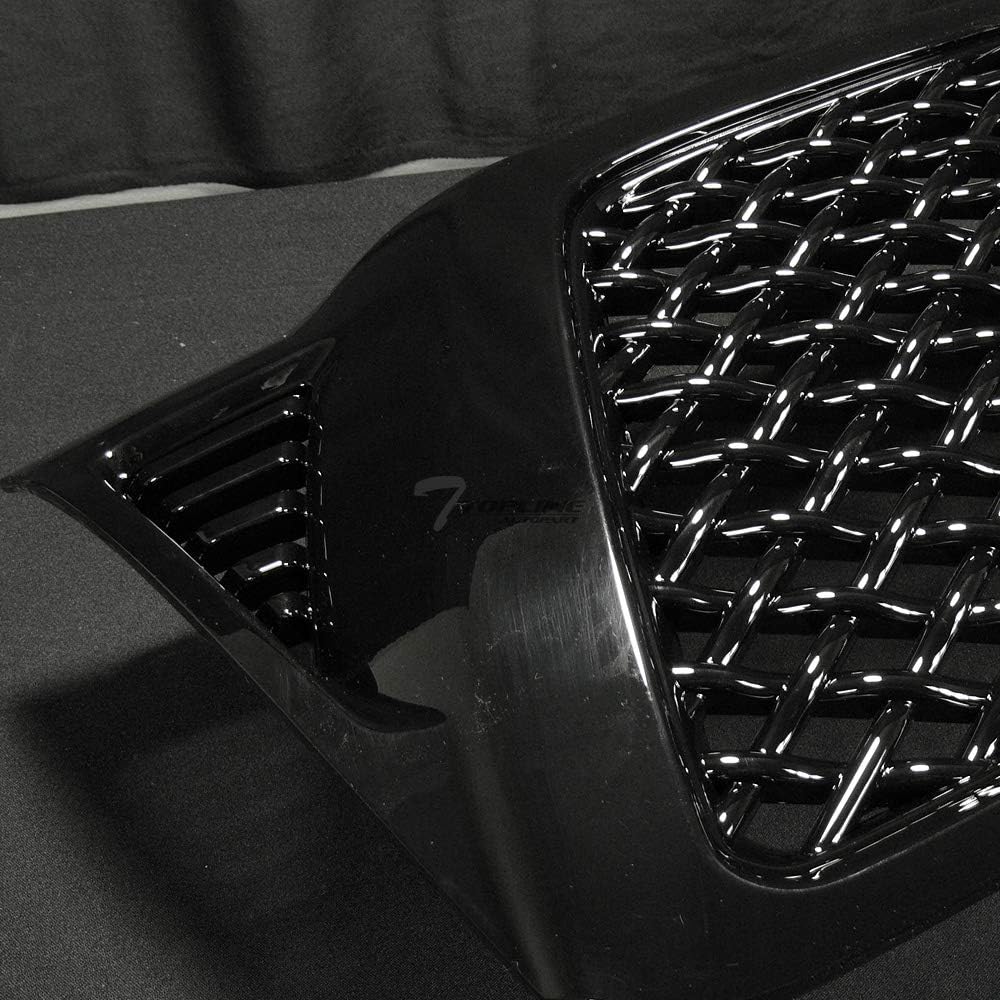Black Dragon Mesh Front Hood Bumper Grill Grille ABS R355921