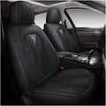 Red-Black PU Leather 5 Seats Full Set Car Seat Covers R8903